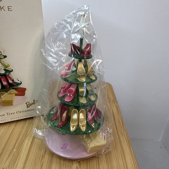 Hallmark Keepsake Barbie Shoe Tree Christmas Ornament Decoration Handcraft 2006 - Picture 3 of 9